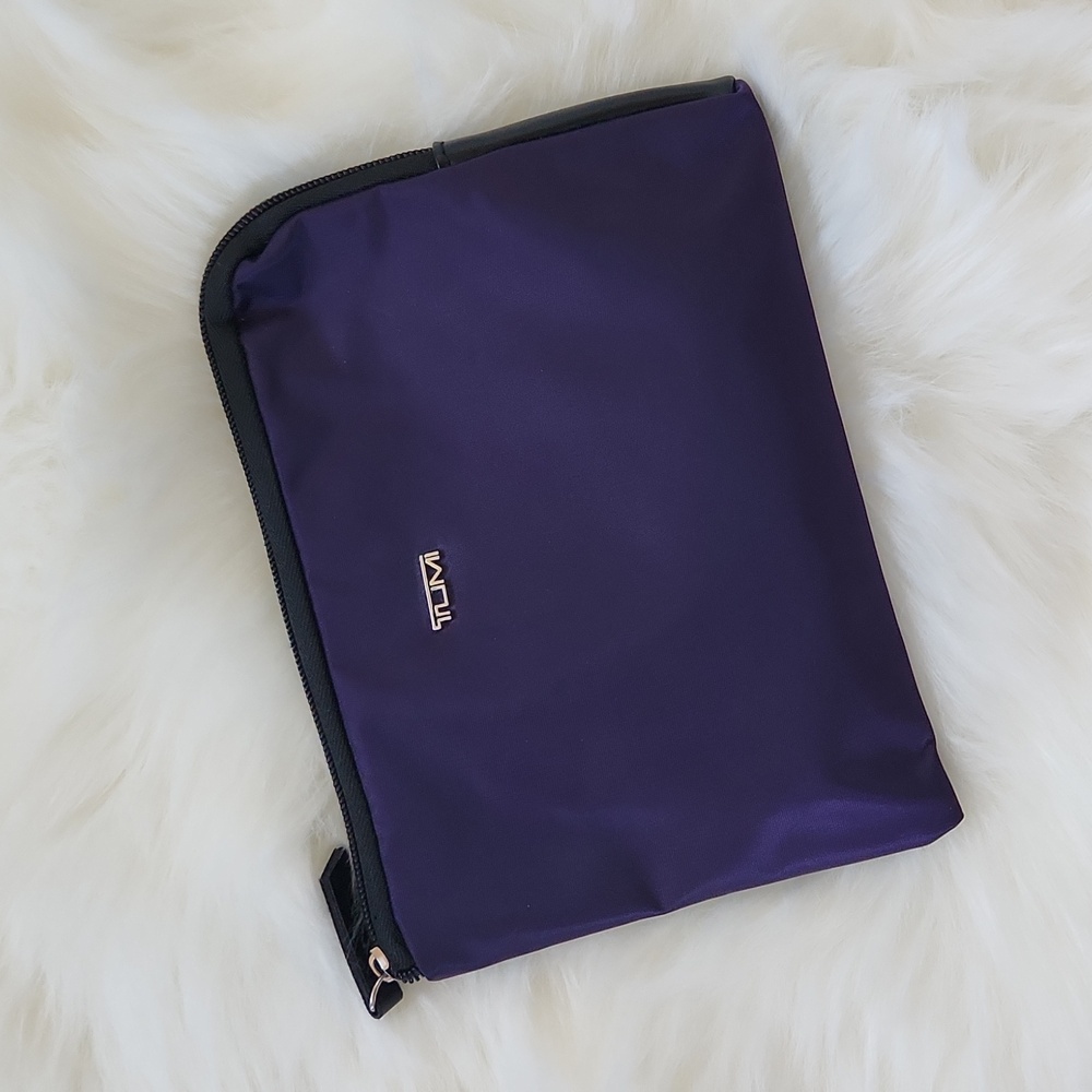 Opened Tumi for Delta Travel Kit